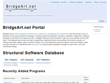 Tablet Screenshot of bridgeart.net
